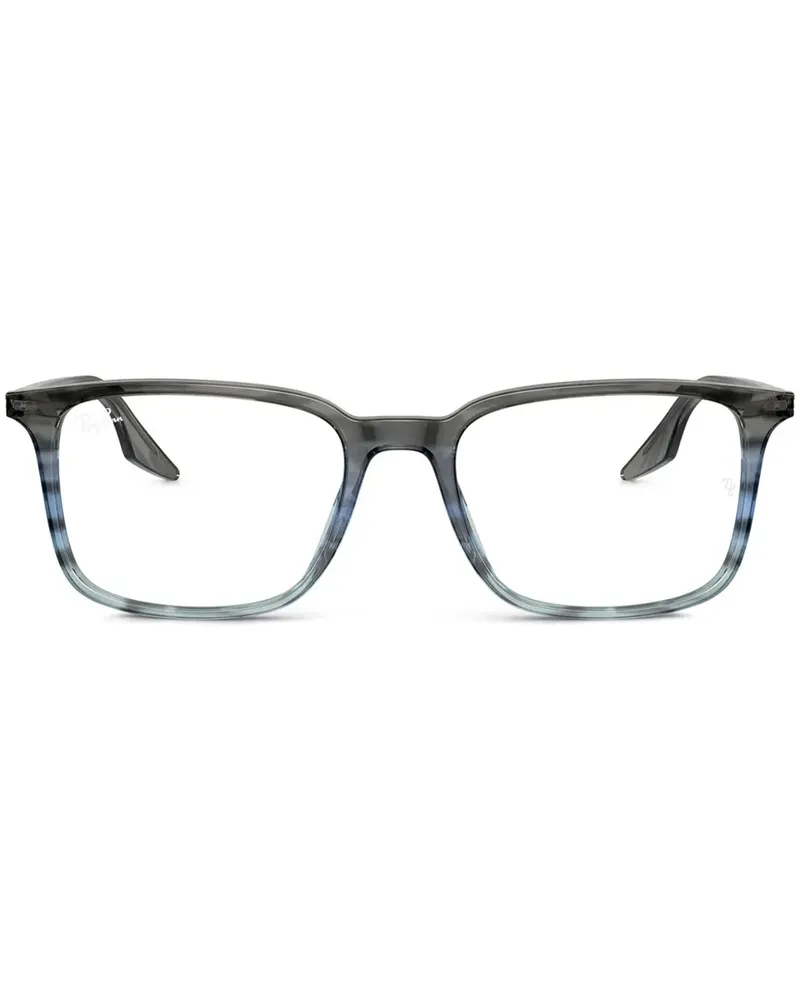 Ray Ban Brille mit eckigem Gestell - Blau Blau