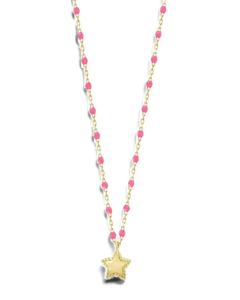 Gigi Clozeau Mini Gigi Star Halskette - Rosa Rosa