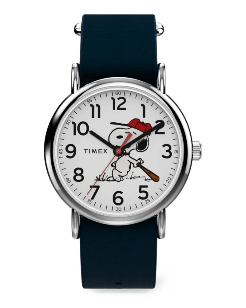 Timex x Peanuts Weekender Baseball Armbanduhr 38mm - Weiß Weiß