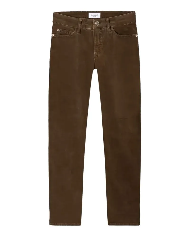 Cambio Piper Cropped-Jeans - Braun Braun