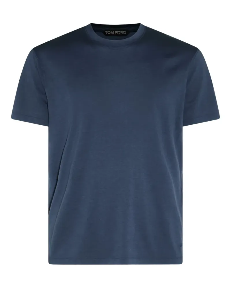 Tom Ford T-Shirt mit rundem Ausschnitt - Blau Blau