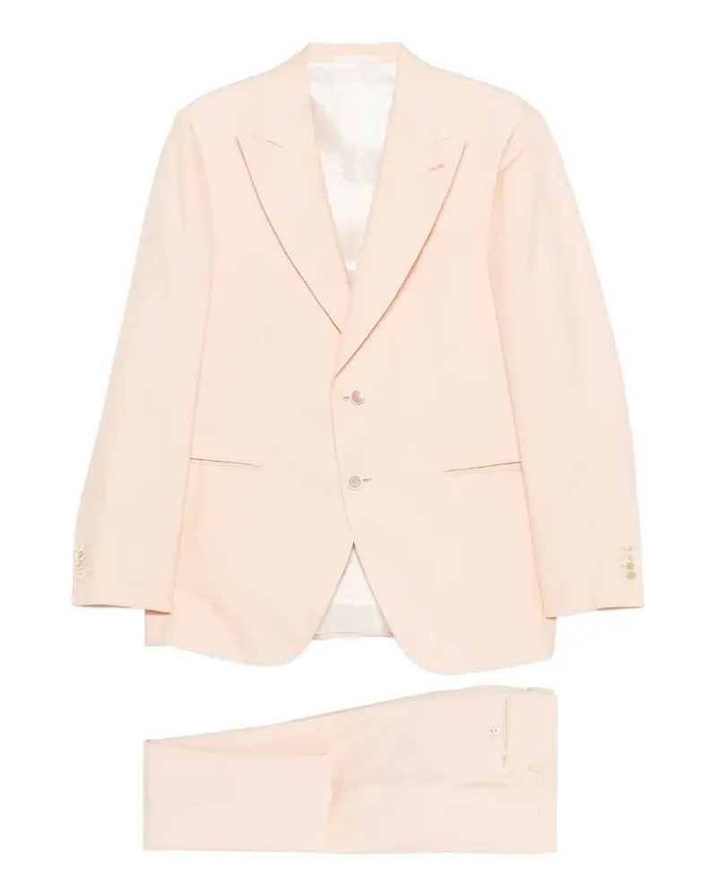 Caruso single-breasted suit (set of three) - Rosa Rosa