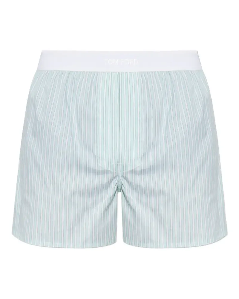 Tom Ford striped cotton boxers - Grün Grün