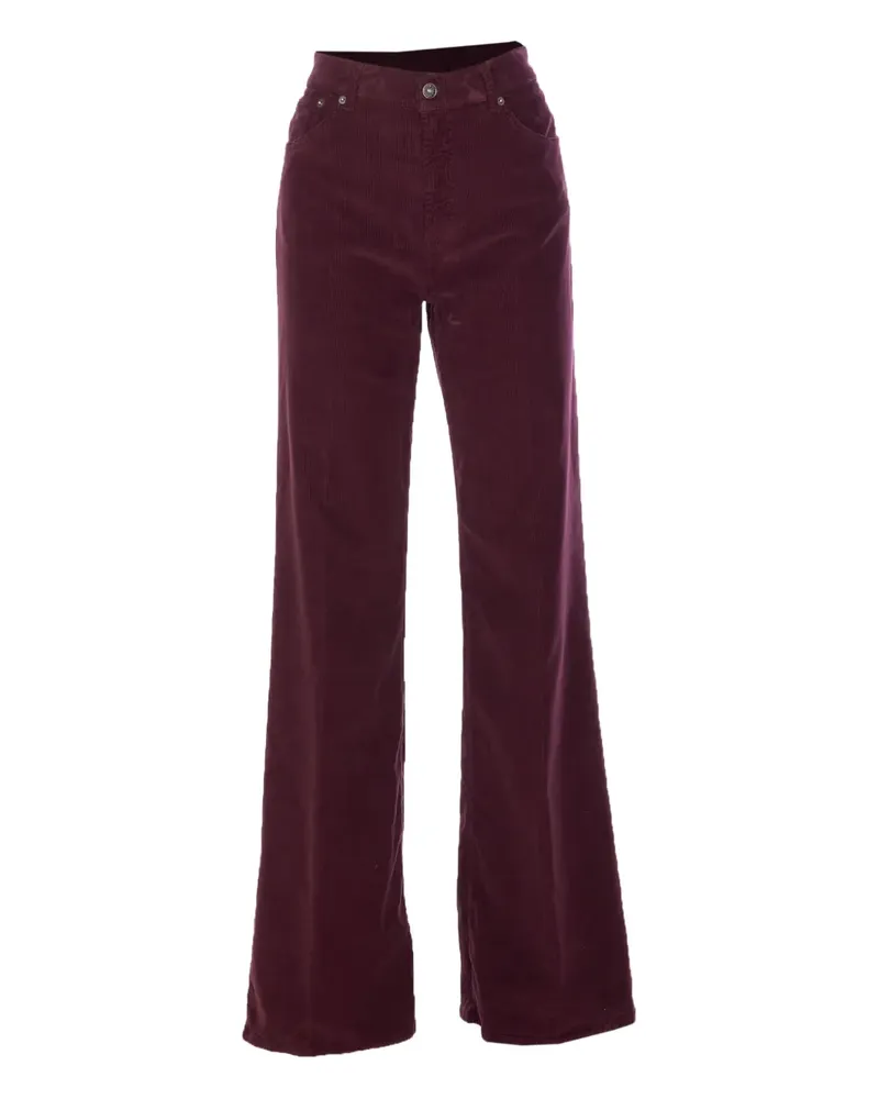 Dondup Cordhose mit aufgesetzten Taschen - Violett Violett
