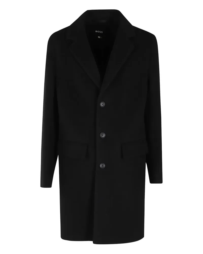 HUGO BOSS button coat - Schwarz Schwarz