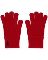 J.W.Anderson Gestrickte Handschuhe Rot