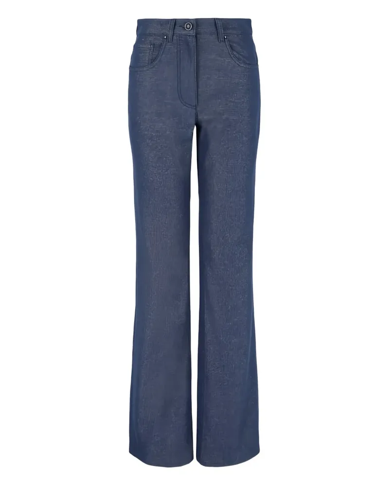 Giorgio Armani Hose mit Knopf - Blau Blau