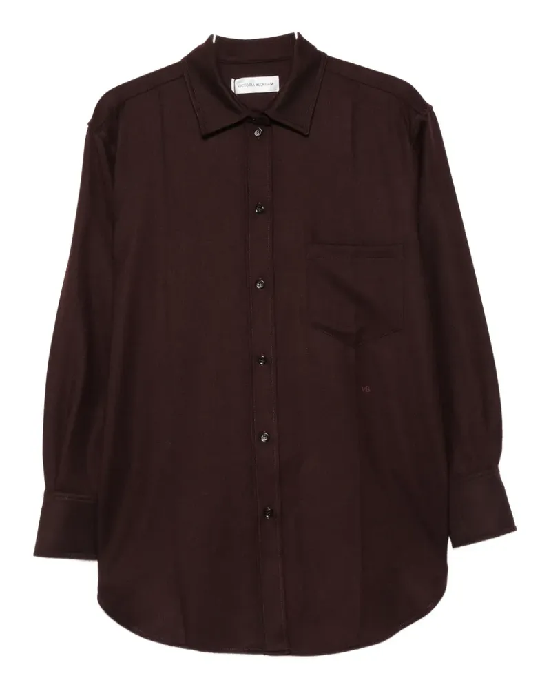 Victoria Beckham wool pyjama shirt - Braun Braun