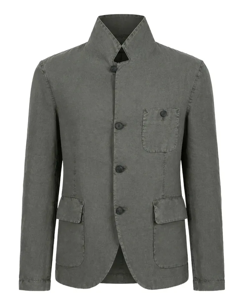 Hannes Roether single-breasted blazer - Grün Grün
