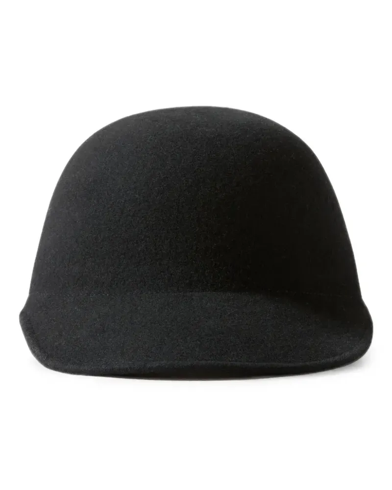 Claudie Pierlot Baseballkappe aus Wollfilz - Schwarz Schwarz