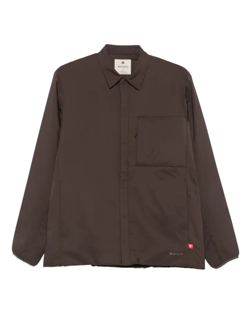 Snow Peak zip-up shirt jacket - Braun Braun