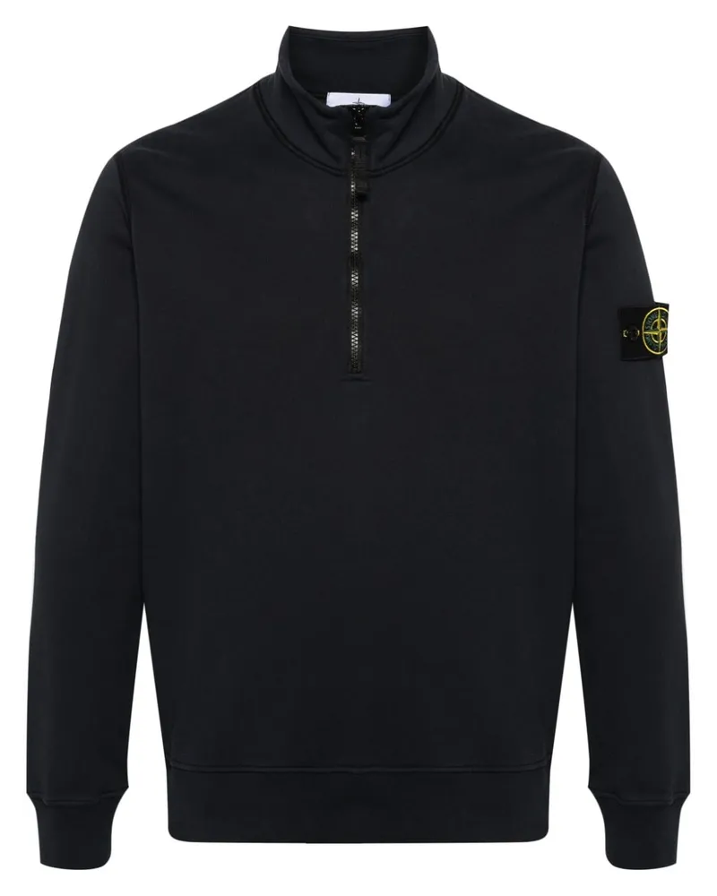 Stone Island Baumwoll-Sweatshirt mit Kompass - Blau Blau