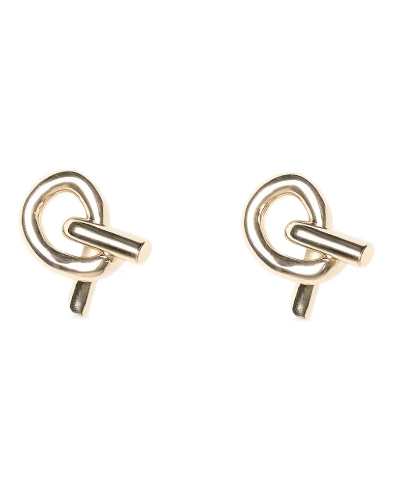 Fabiana Filippi Ohrringe mit Knotendetail - Gold Gold