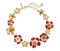 Halskette mit Blumenmotiv