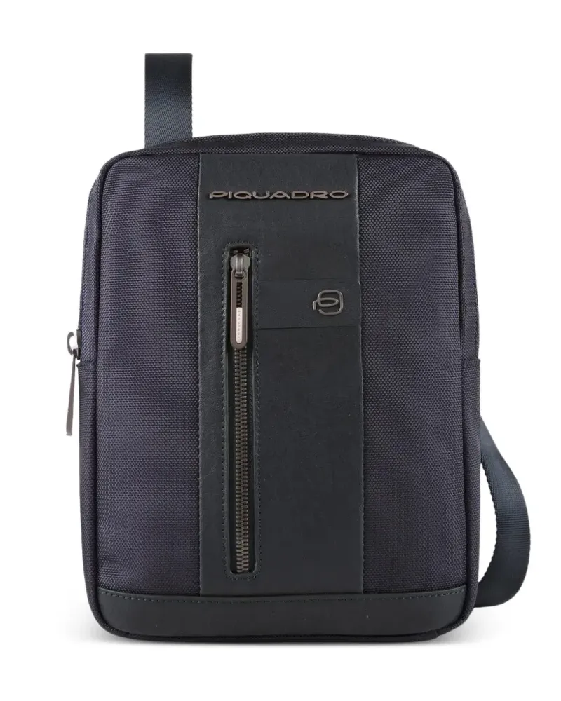 Piquadro Umhängetasche aus Leder - Blau Blau