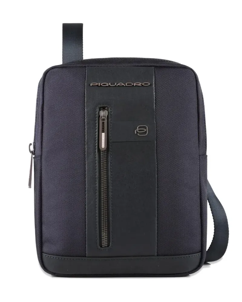 Piquadro leather cross body bag - Blau Blau