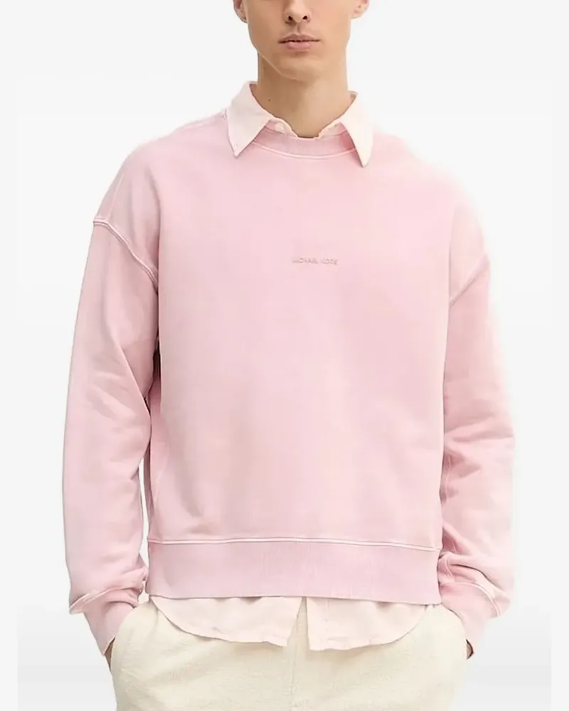 Michael Kors Sweatshirt mit Logo-Stickerei - Rosa Rosa