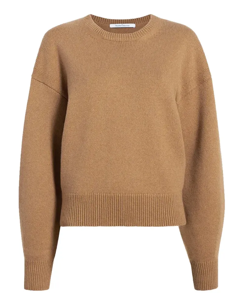 Another Tomorrow darted cashmere sweater - Nude Nude