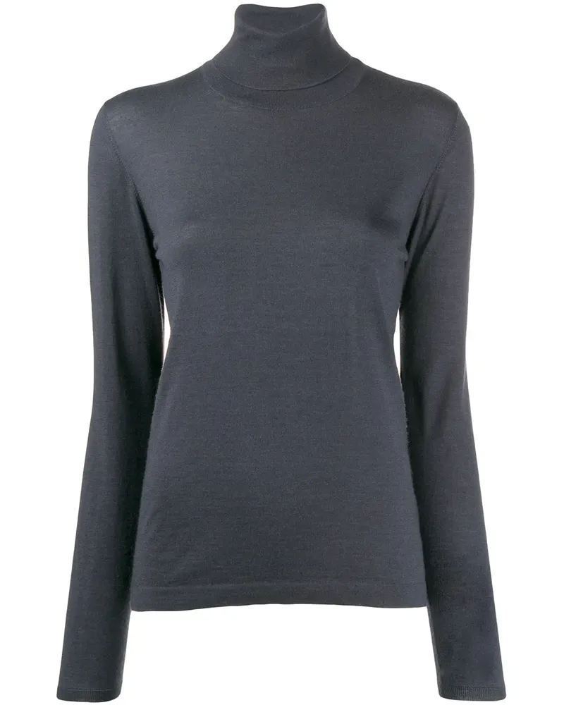 Brunello Cucinelli Schmaler Rollkragenpullover - Blau Blau