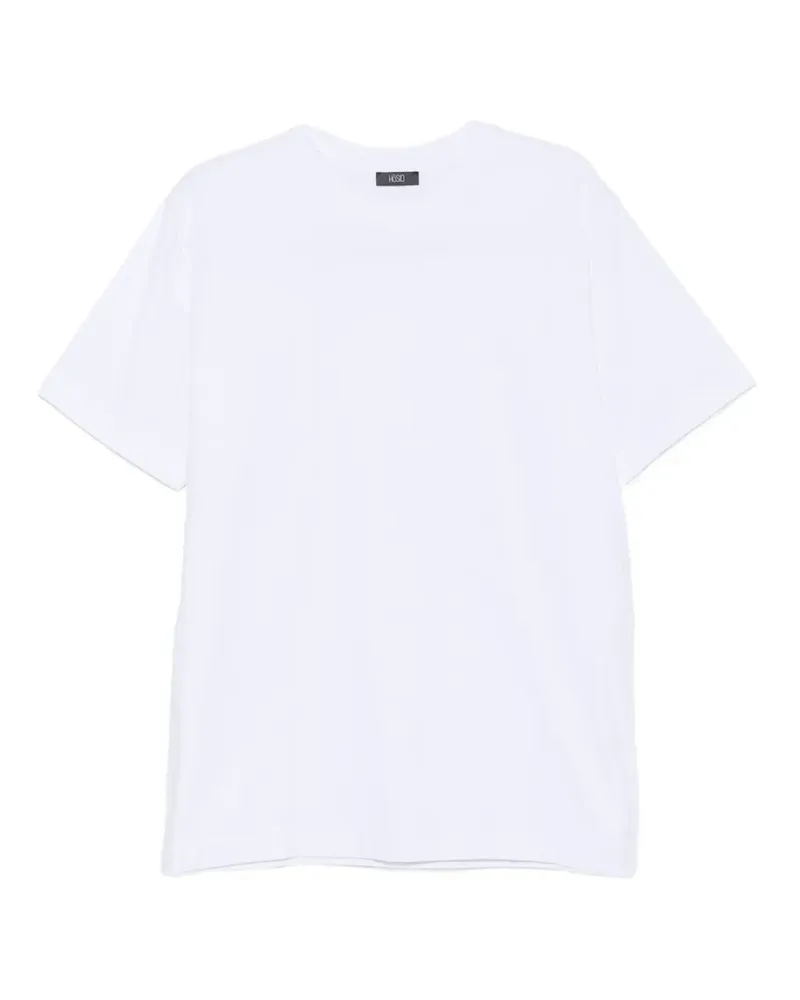 HOSIO crew-neck T-shirt - Weiß Weiß