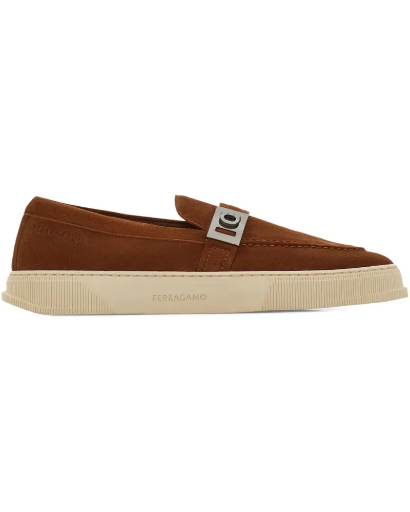Ferragamo Hybrid Loafer - Braun Braun
