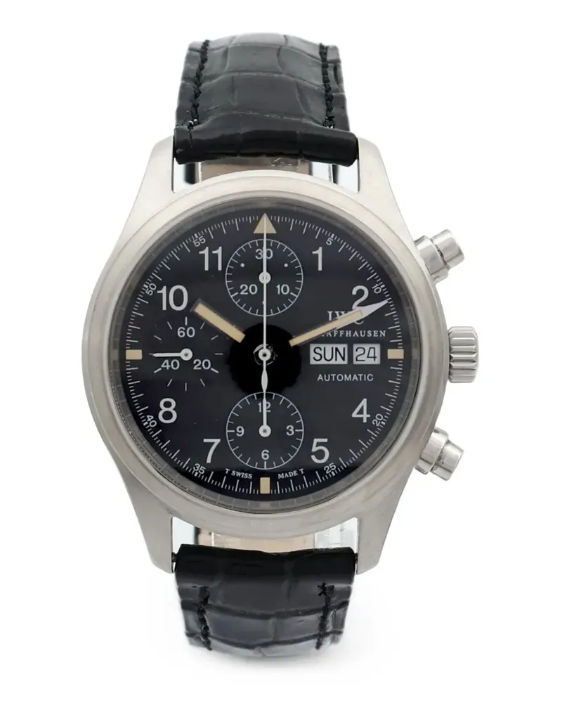 IWC 1998 Pilot Chronograph 39mm watch - Schwarz Schwarz