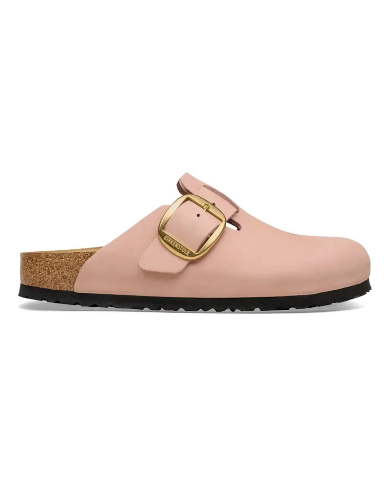 Birkenstock Boston Big Buckle nubuck sandals - Rosa Rosa