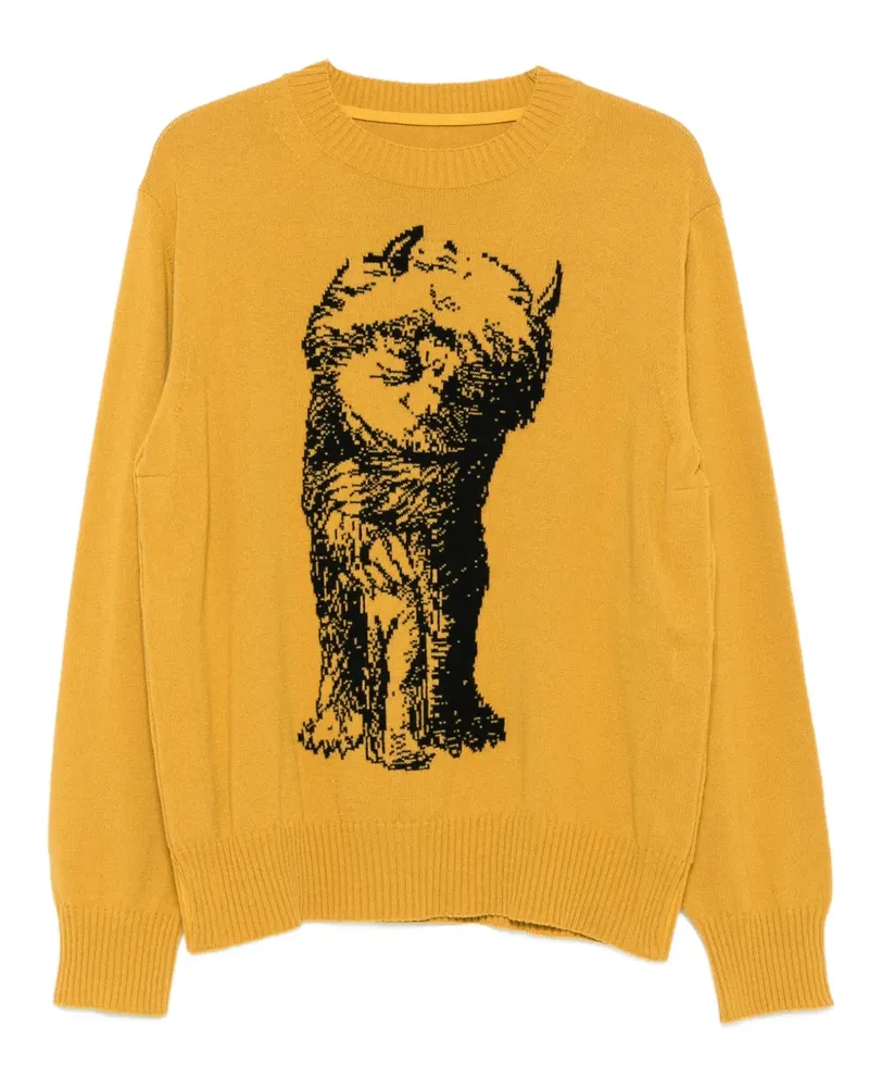 Sacai Where the Wild Things Are Pullover - Gelb Gelb
