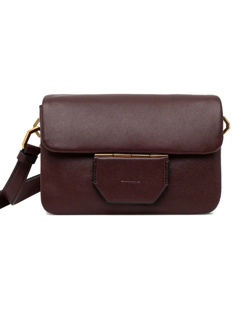 AllSaints Jupiter leather crossbody bag - Rot Rot