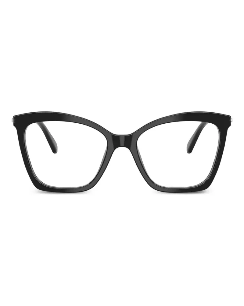 Swarovski Brille mit Kristallen - Schwarz Schwarz