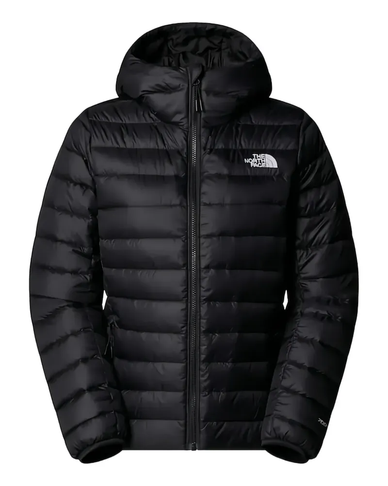 The North Face quilted hooded jacket - Schwarz Schwarz