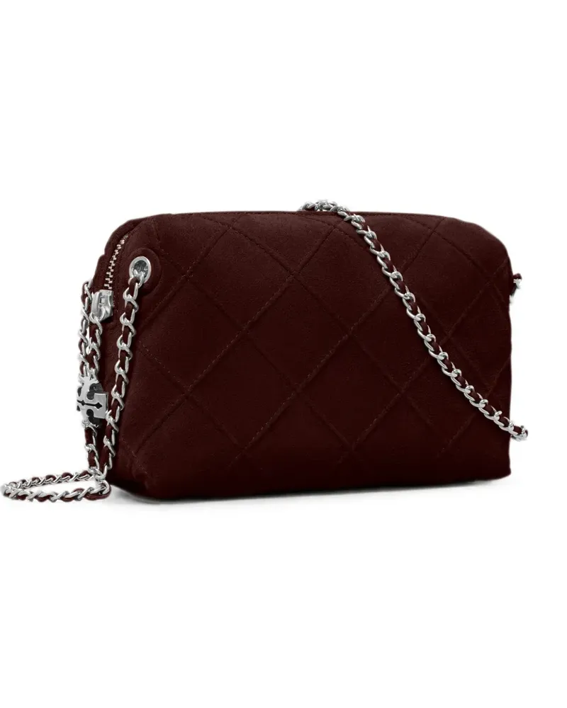 Tory Burch Fleming suede soft crossbody bag - Rot Rot