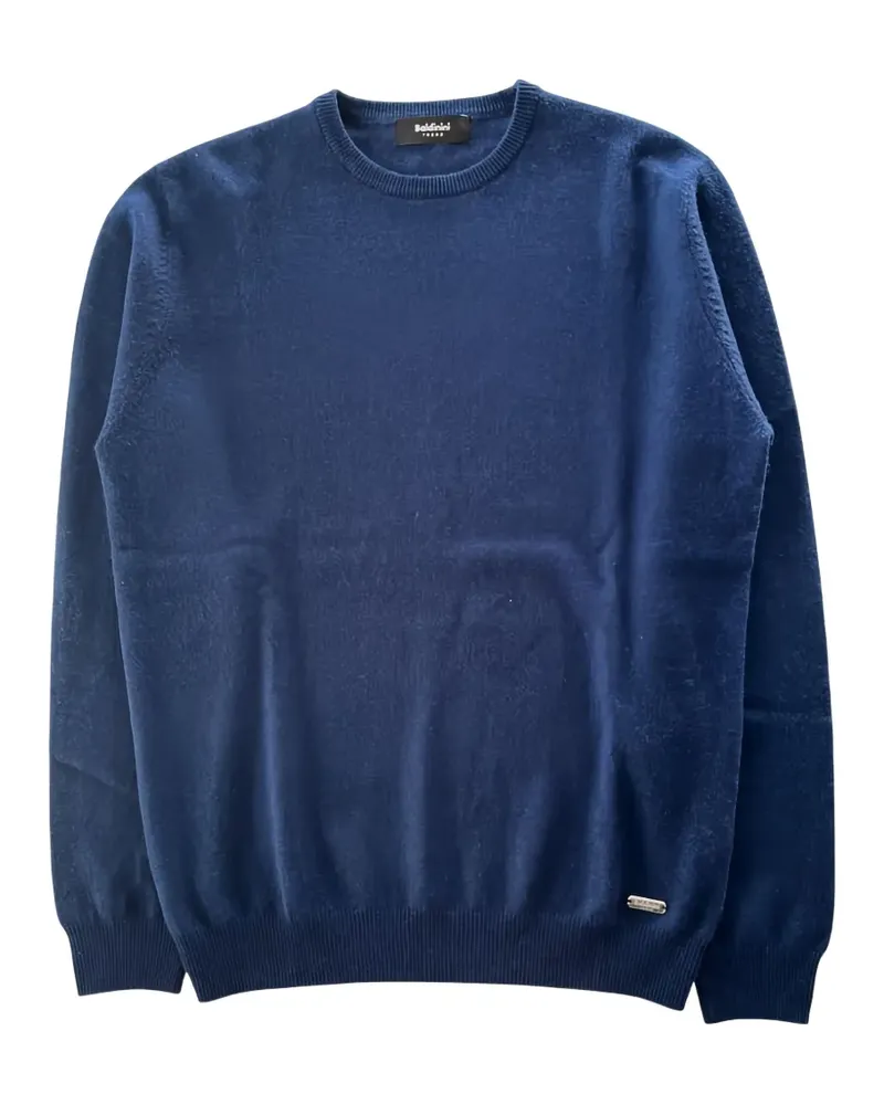 Baldinini Pullover mit Logo-Schild - Blau Blau