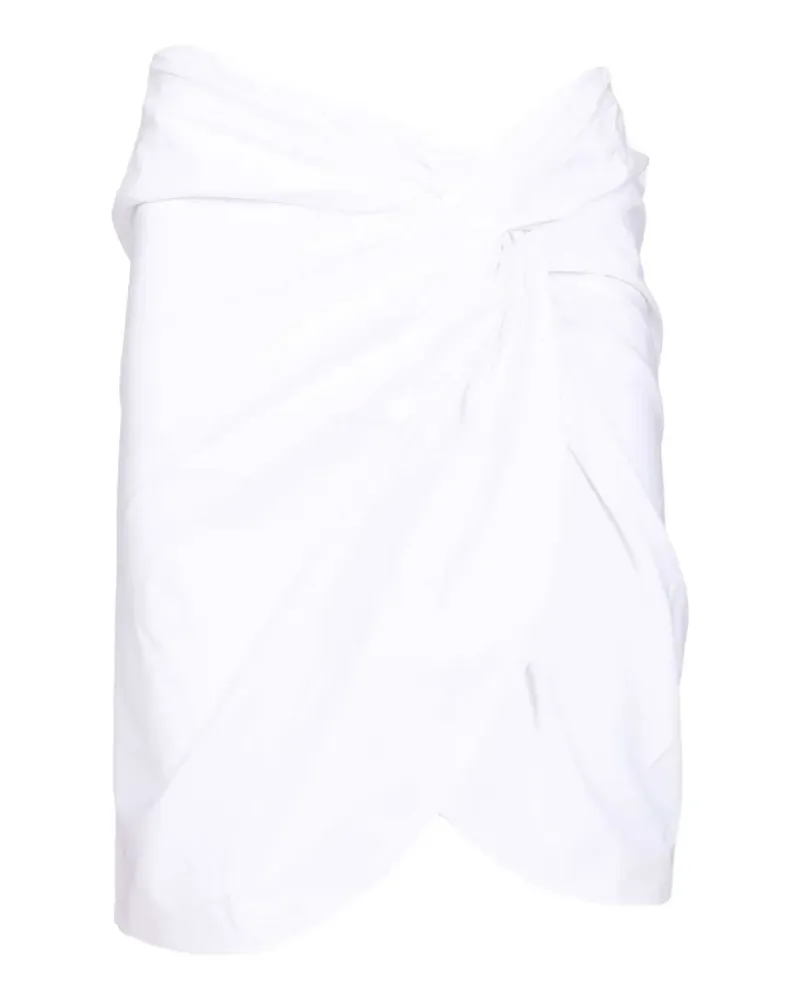 Federica Tosi knot-detail polin skirt - Weiß Weiß
