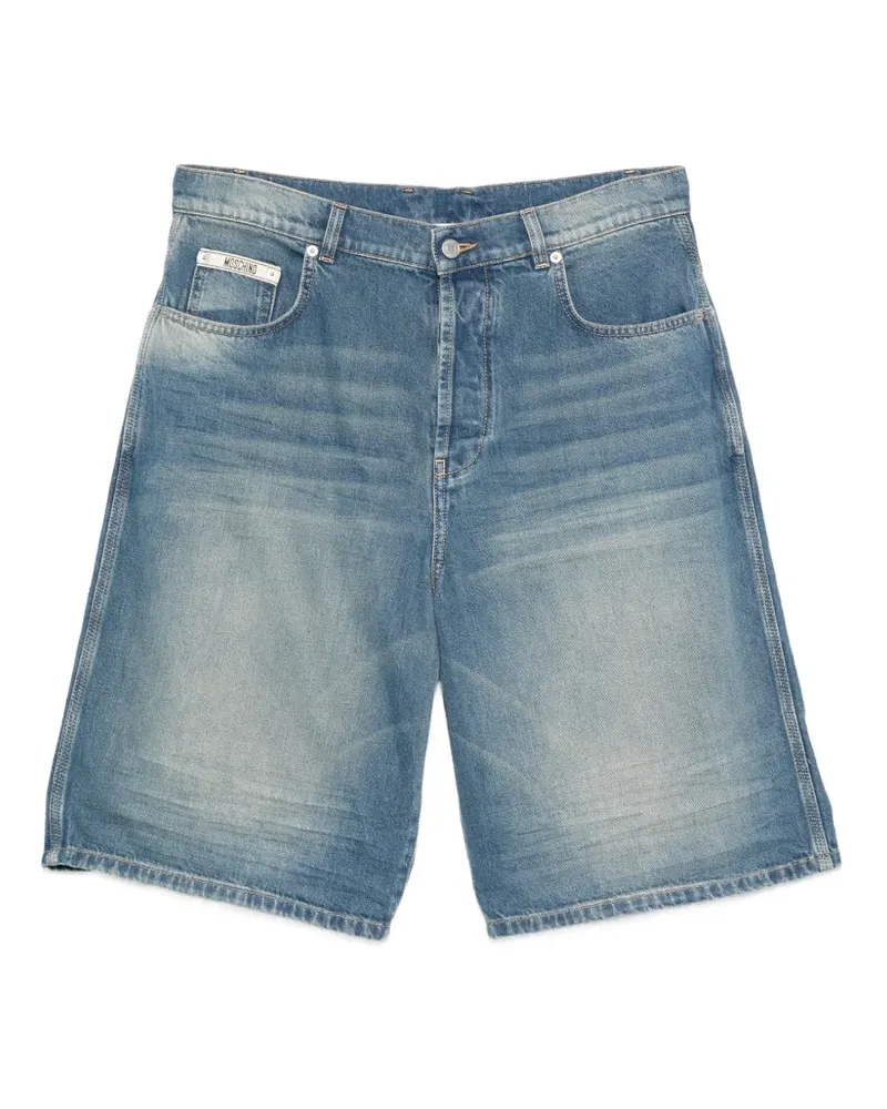 Moschino Shorts mit Logo - Blau Blau