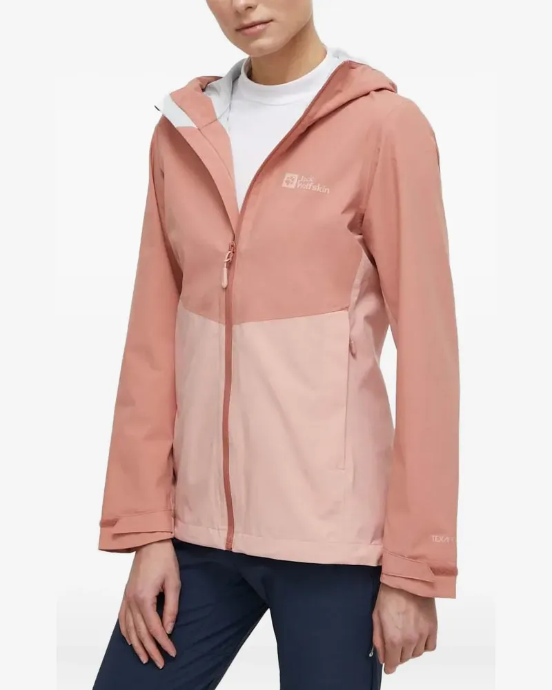 Jack Wolfskin Weiltal Sportjacke in Colour-Block-Optik - Rosa Rosa