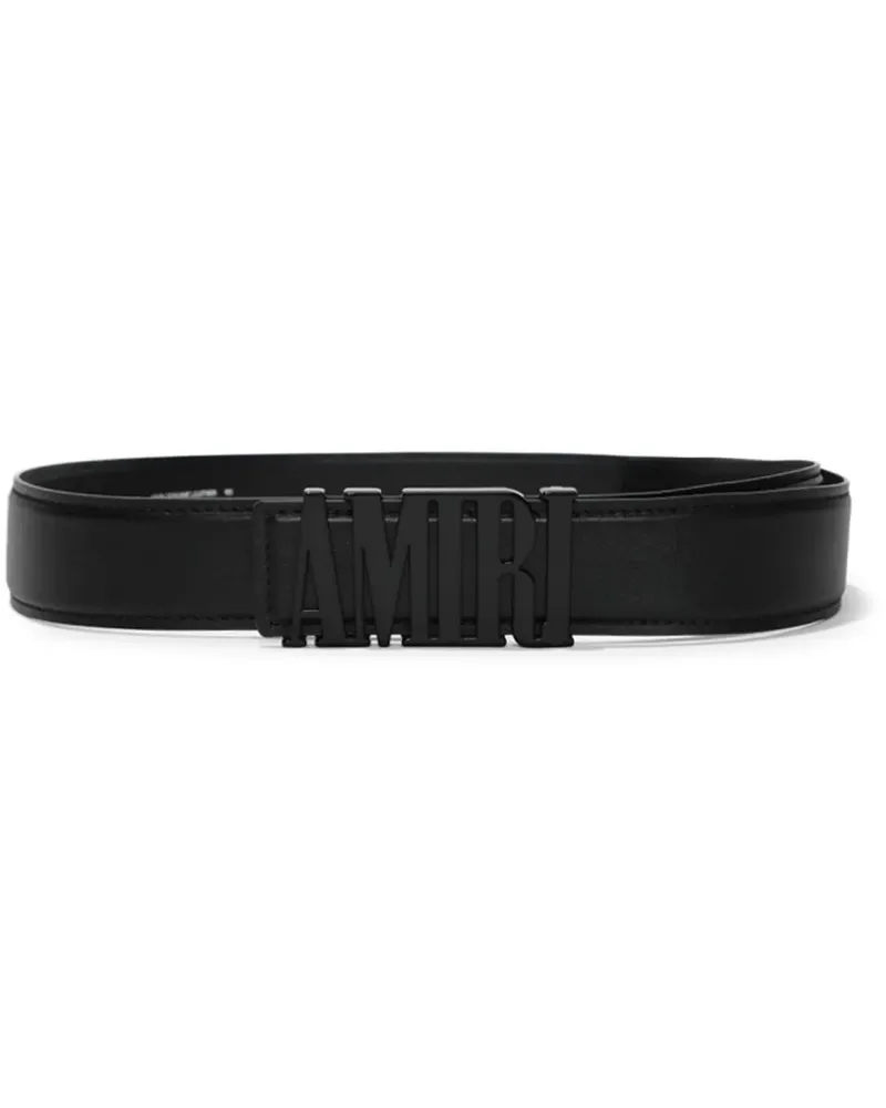 Amiri Gürtel mit Logo - Schwarz Schwarz