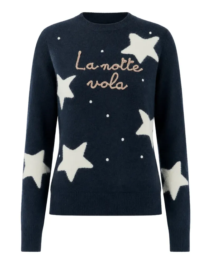 MC2 Saint Barth Pullover mit Stern-Intarsie - Blau Blau