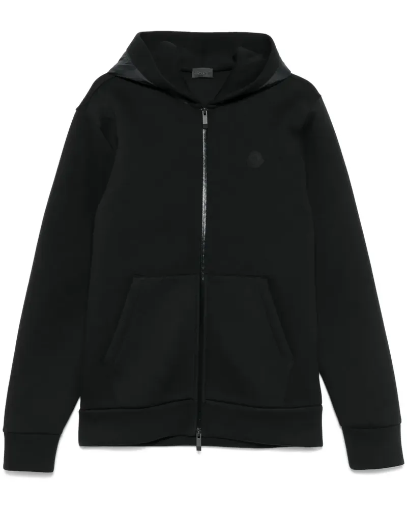 Moncler Kapuzenjacke mit Reißverschluss - Schwarz Schwarz
