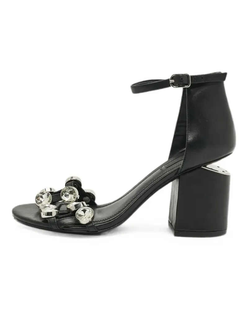 Alexander Wang Abby Sandalen mit Kristallen - Schwarz Schwarz