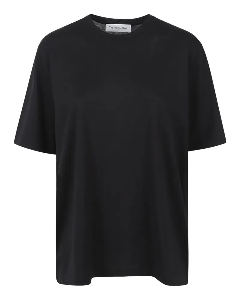 FRANKIE Shop Harper cotton T-shirt - Schwarz Schwarz