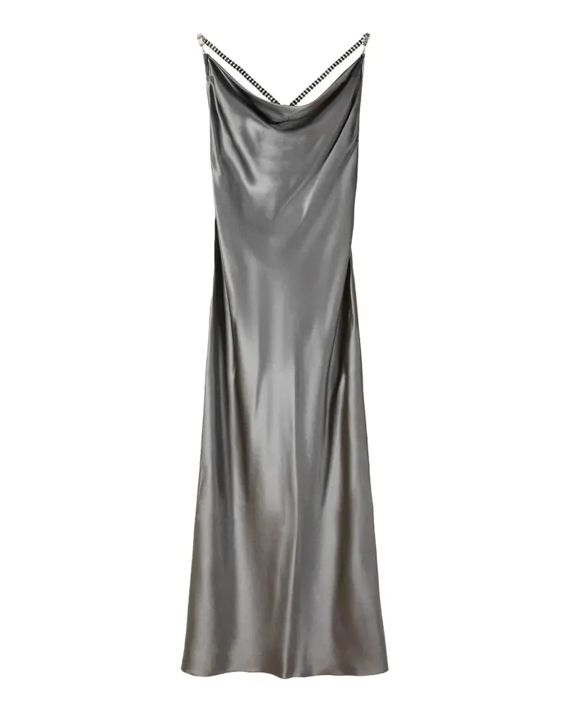 Patrizia Pepe Rückenfreies Minikleid - Grau Grau