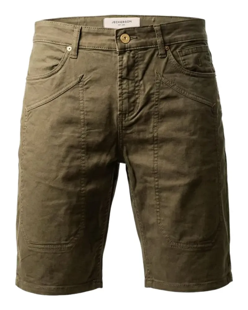 Jeckerson panelled cotton shorts - Grün Grün
