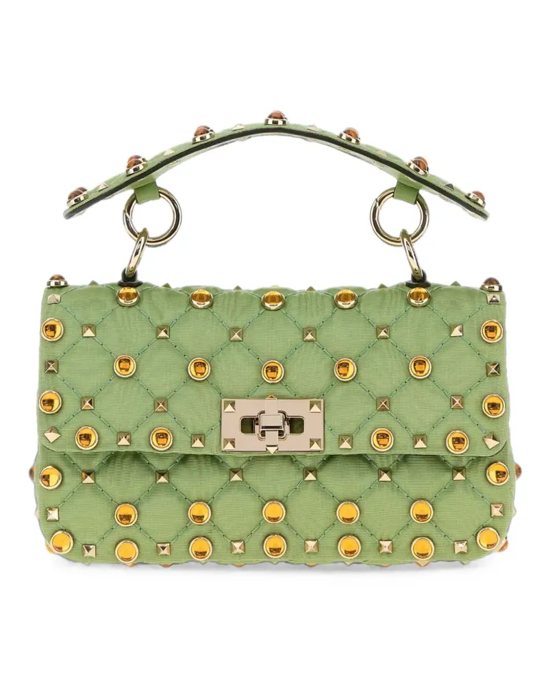 Valentino Garavani Rockstud Spike chain-strap shoulder bag - Grün Grün