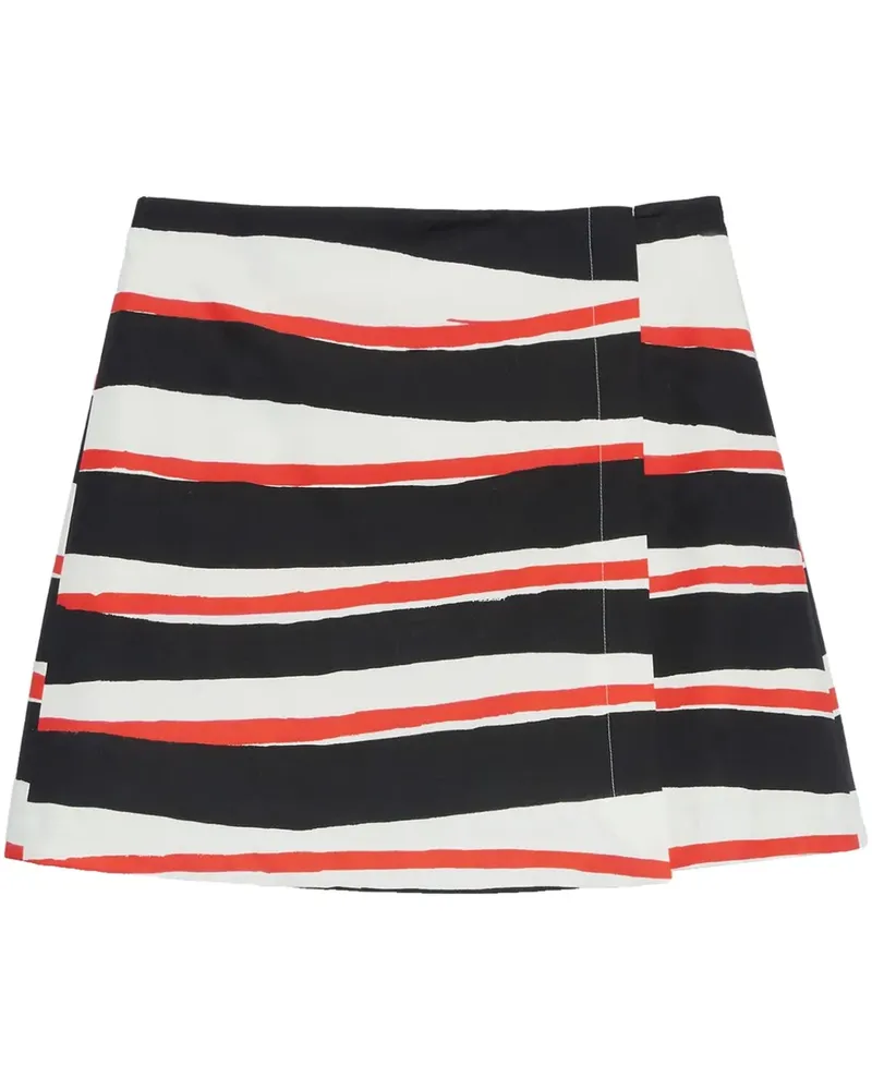MSGM Minirock mit Print - Schwarz Schwarz