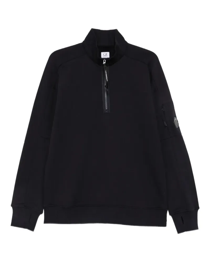 C.P. Company Sweatshirt mit Linsen-Detail - Blau Blau