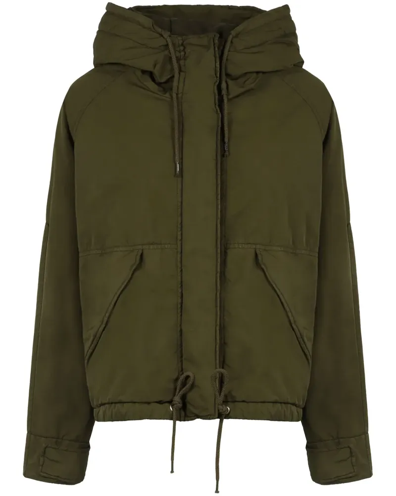 ASPESI Kapuzenjacke mit Kordelzug - Grün Grün