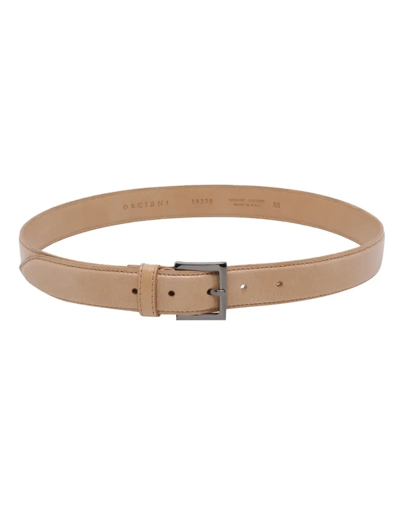 Orciani leather belt - Nude Nude
