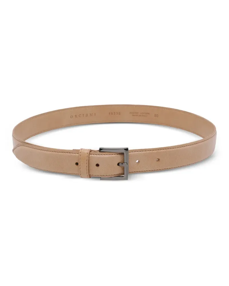 Orciani leather belt - Nude Nude