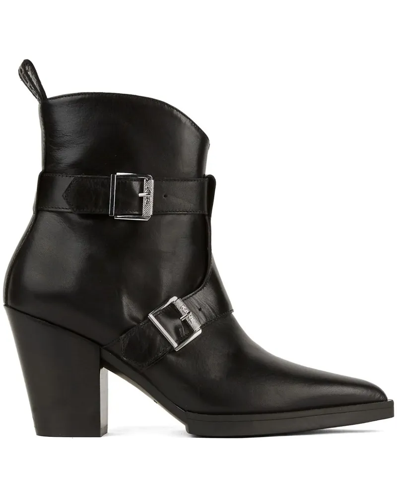 Karl Lagerfeld Kowboy Stiefeletten 70mm - Schwarz Schwarz